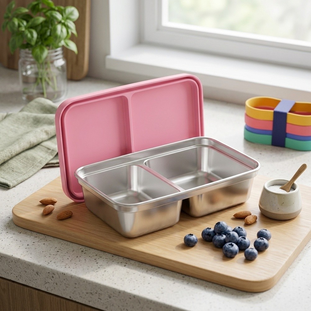 Stainless Steel Toddler Lunch  - Food Snacks For Toddlers ulasan dan harga