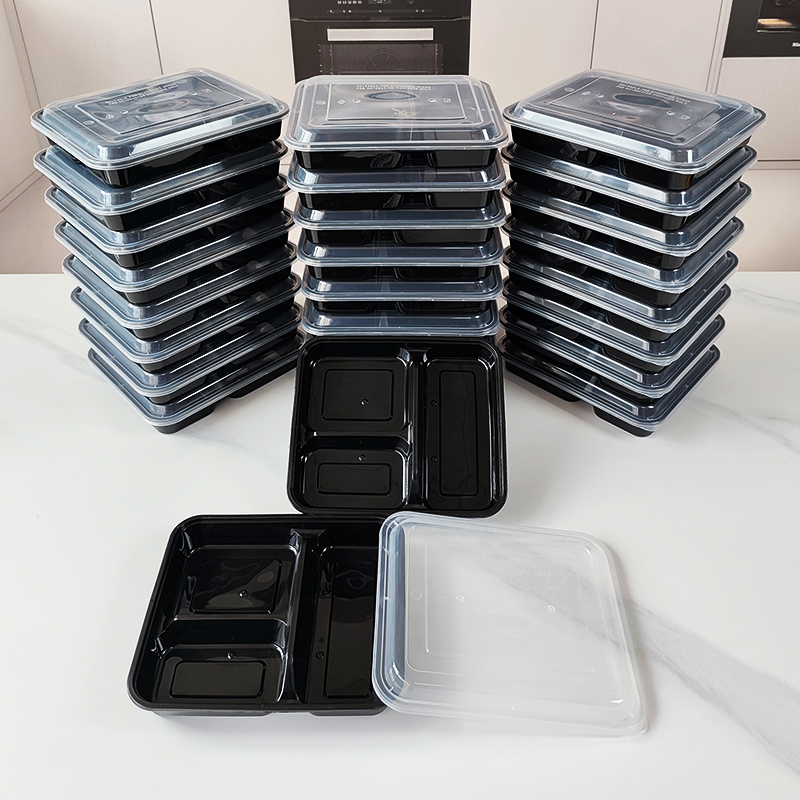 3-Compartment 34 Oz/1000 Ml, 1 - Food Prep Snacks ulasan dan harga
