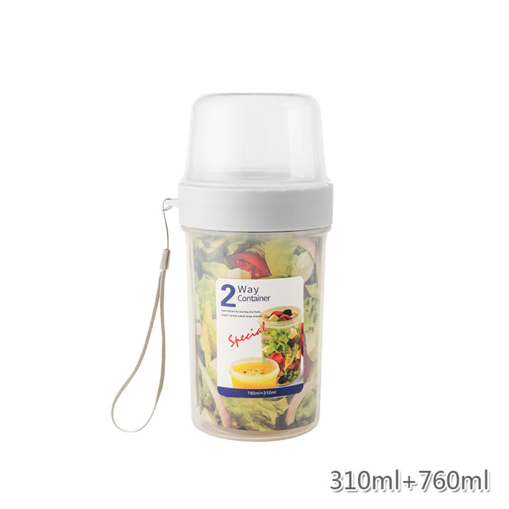 Double Layer Leakproof Food Ca - Food Prep Snacks ulasan dan harga