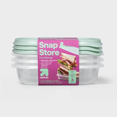 2026 New 3 Pack 24oz Square Fo - Food Prep Snacks ulasan dan harga